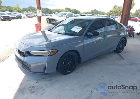 2025 Honda Civic Sport из США, поврежденный, VIN 19XFL2H89SE011564